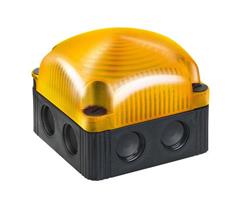 853.310.55 Werma  LED Beacon 853  24vDC 2:AMBER (YELLOW) Double Flash IP66/67 Base Mount